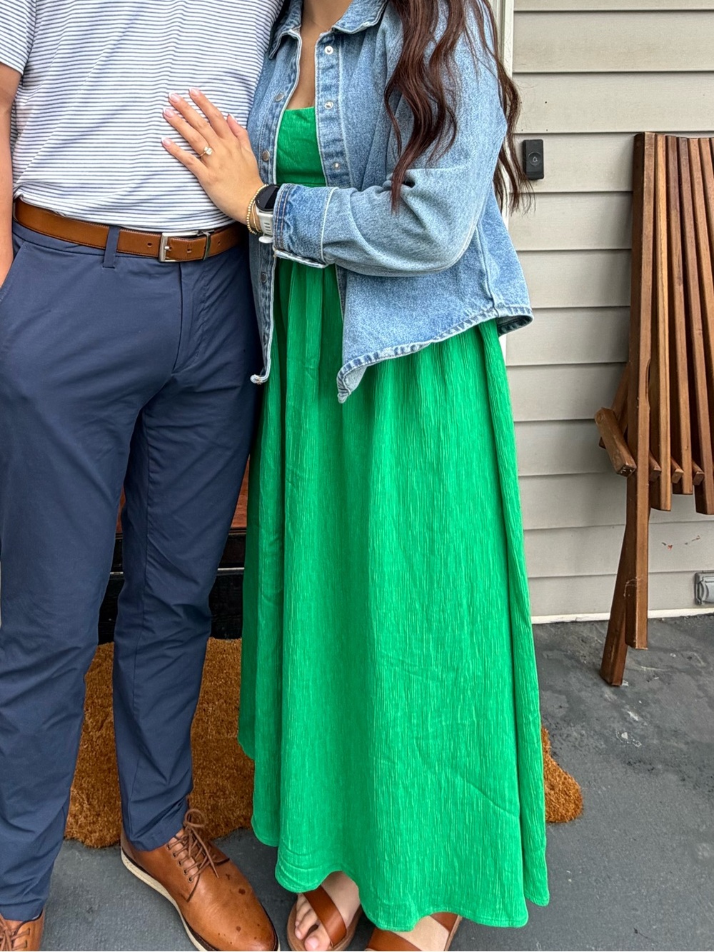 Lulus Green Maxi Skirt – Lightweight A-Line Women's Skirt